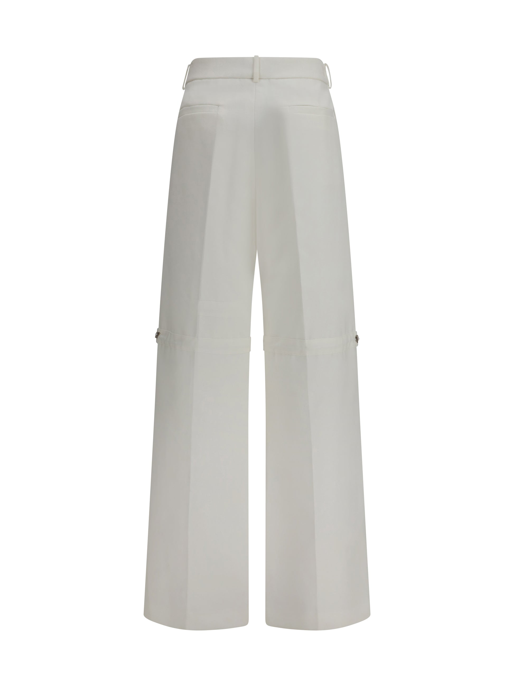 Fendi Women Pants In Cotton With Embroidered Logo FENDI