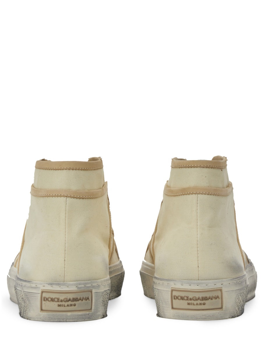 Dolce & Gabbana Men Vintage Mid Top Sneaker DOLCE & GABBANA