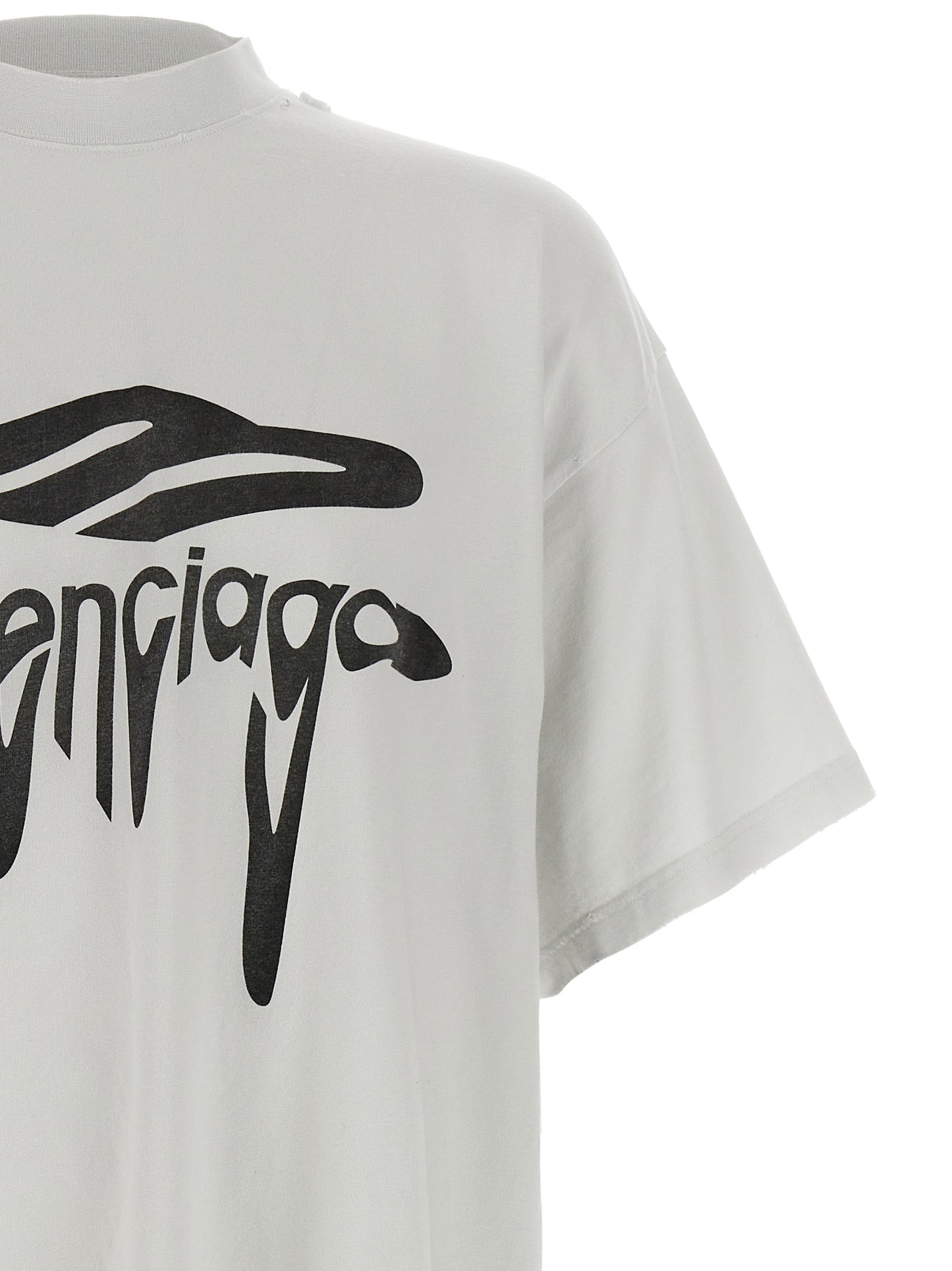 Balenciaga Women '3B Liquefied' T-Shirt BALENCIAGA