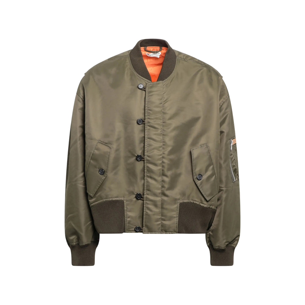 Jw Anderson Green Jackets - Bomber Jackets Men J.W. ANDERSON