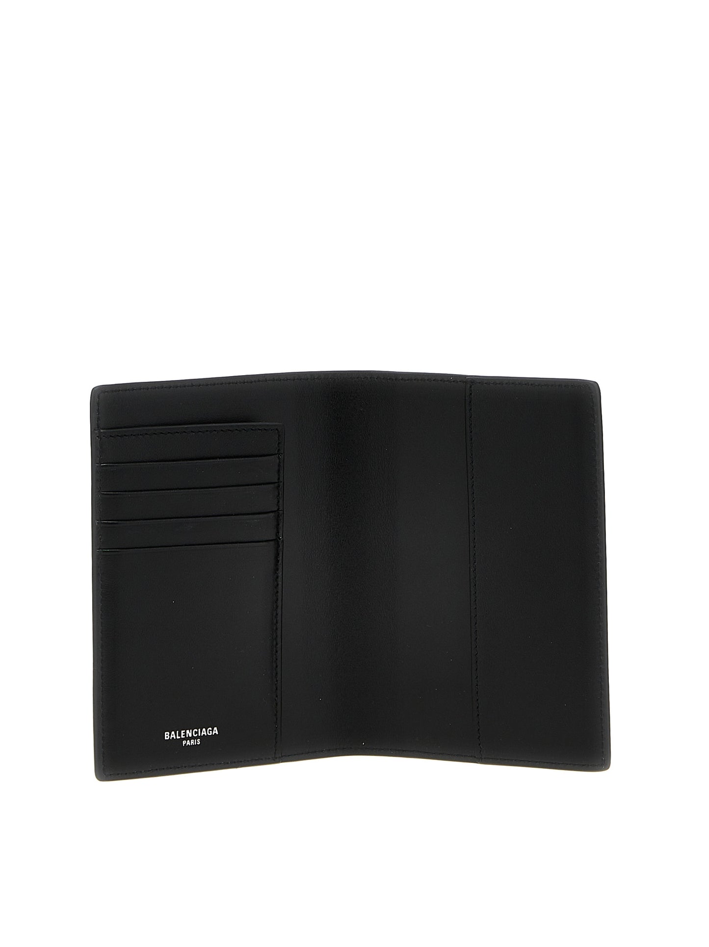 Balenciaga Men Logo Leather Passport Holder BALENCIAGA