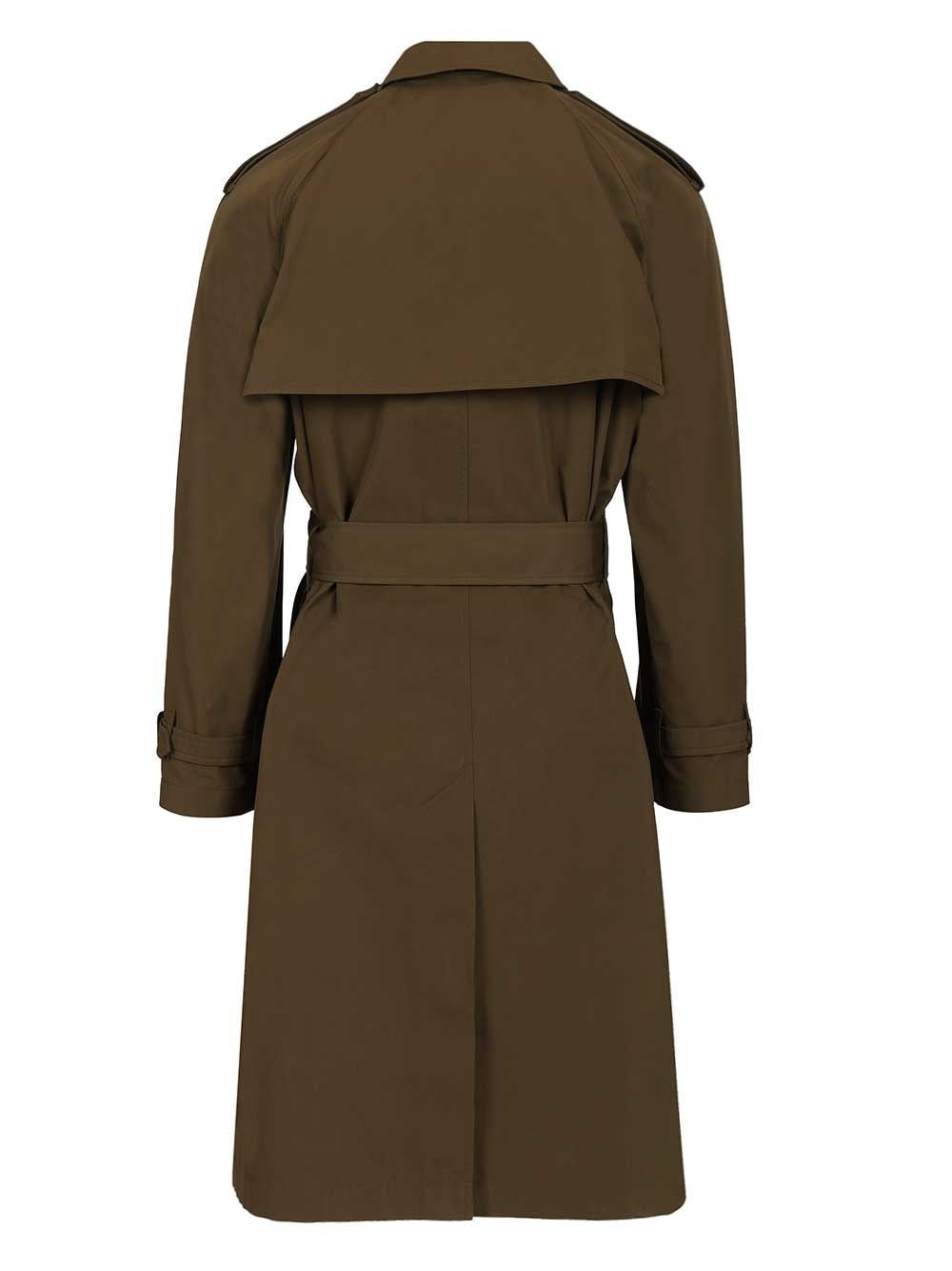 Burberry Men Long And Light Cotton Trench Coat BURBERRY