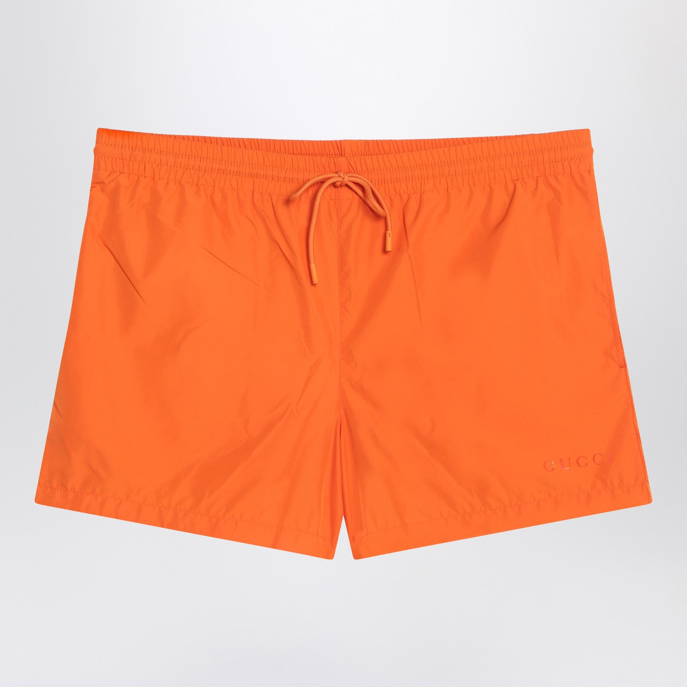 Gucci Orange Swimsuit With Logo Men GUCCI