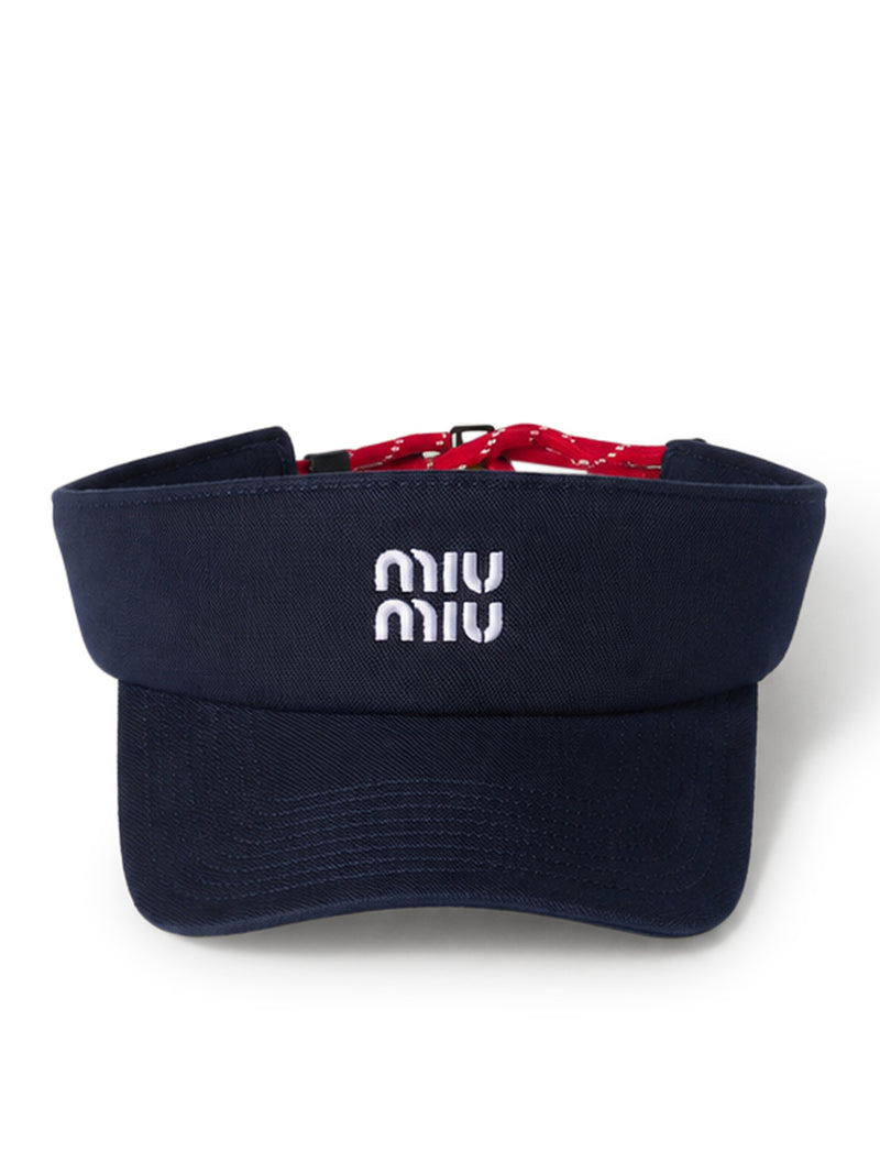 Miu Miu Women Denim Visor MIU MIU