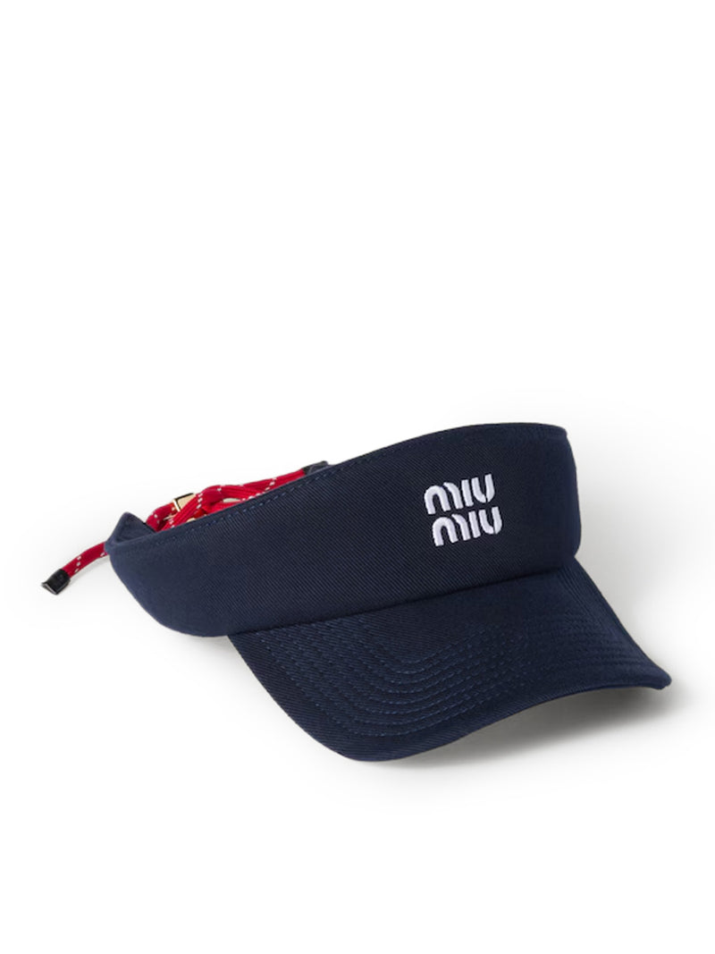 Miu Miu Women Denim Visor MIU MIU