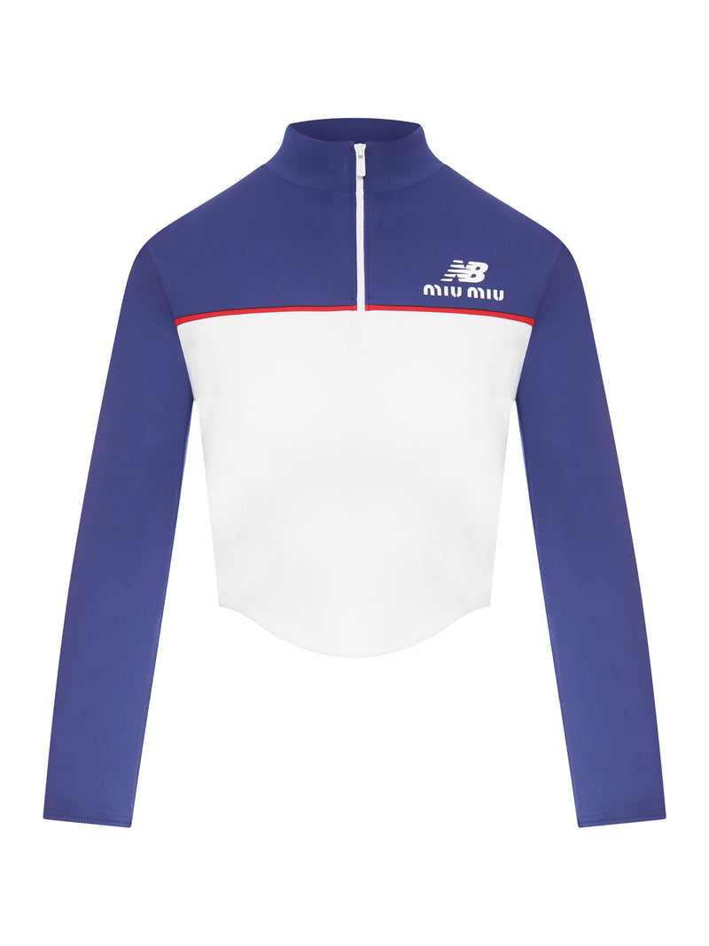 Miu Miu Women New Balance X Miu Miu Technical Jersey Top Featuring Coco Gauff MIU MIU