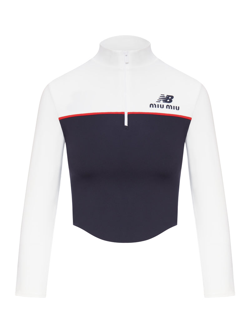 Miu Miu Women New Balance X Miu Miu Technical Jersey Top Featuring Coco Gauff MIU MIU