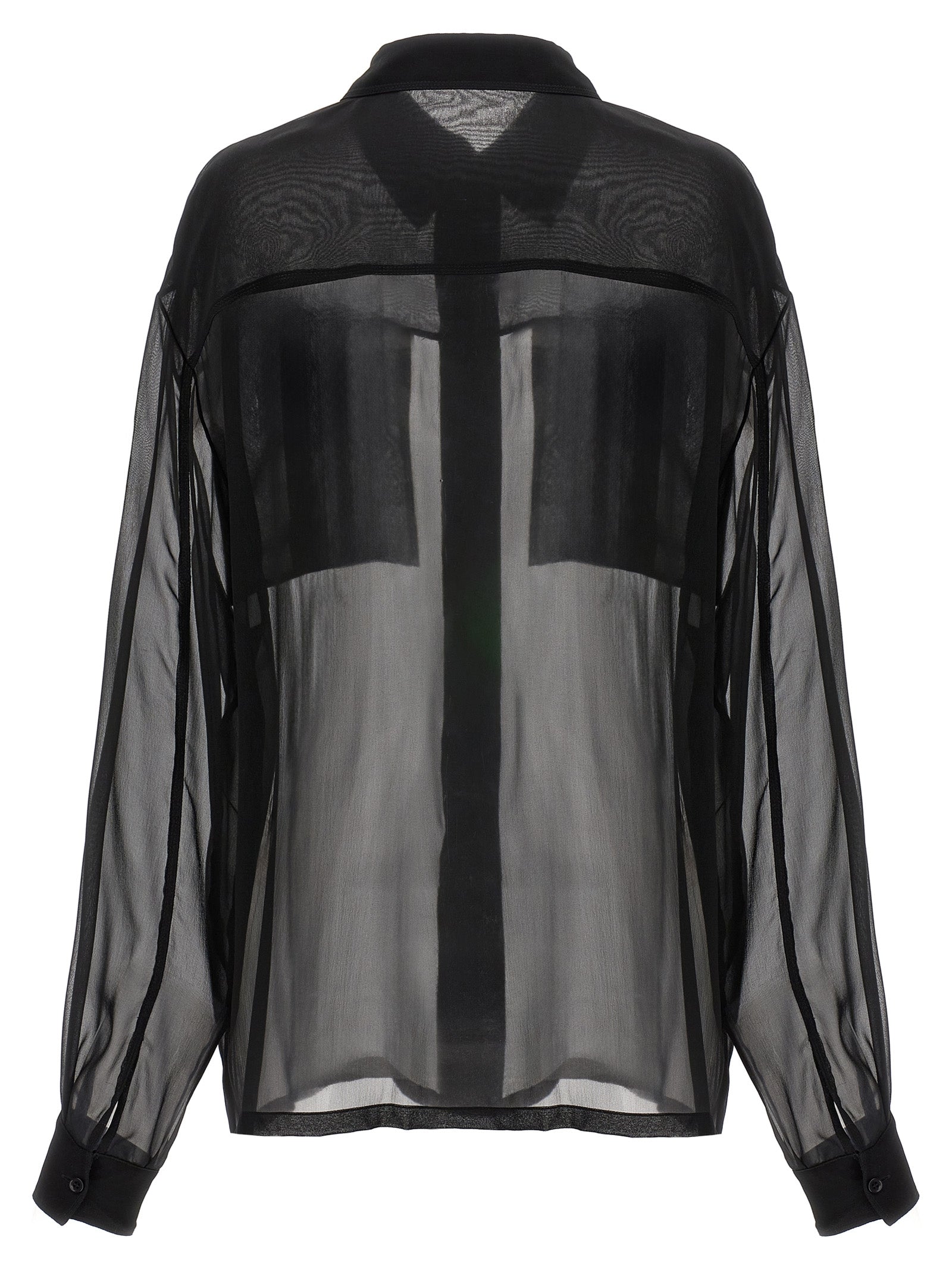 Saint Laurent Women Silk Muslin Shirt SAINT LAURENT