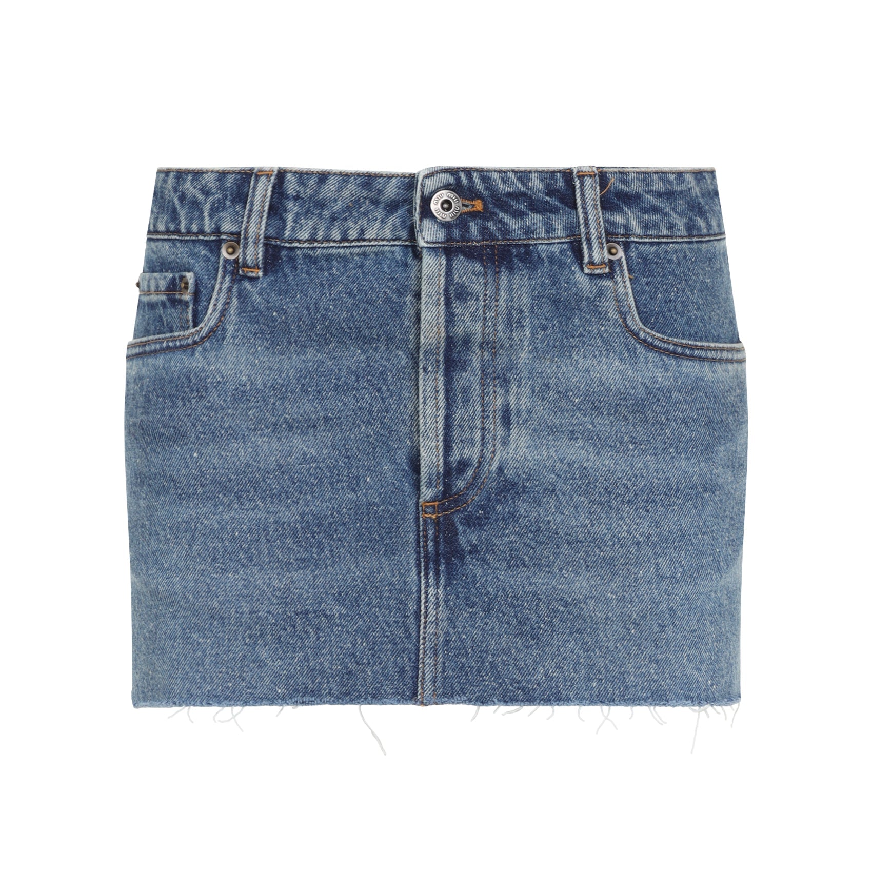 Miu Miu Denim Skirt Women MIU MIU