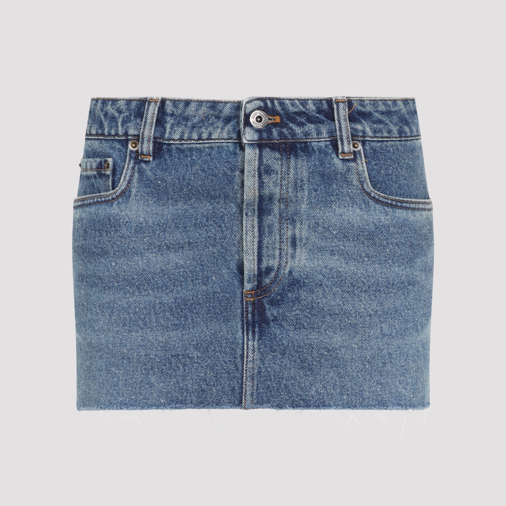 Miu Miu Denim Skirt Women MIU MIU