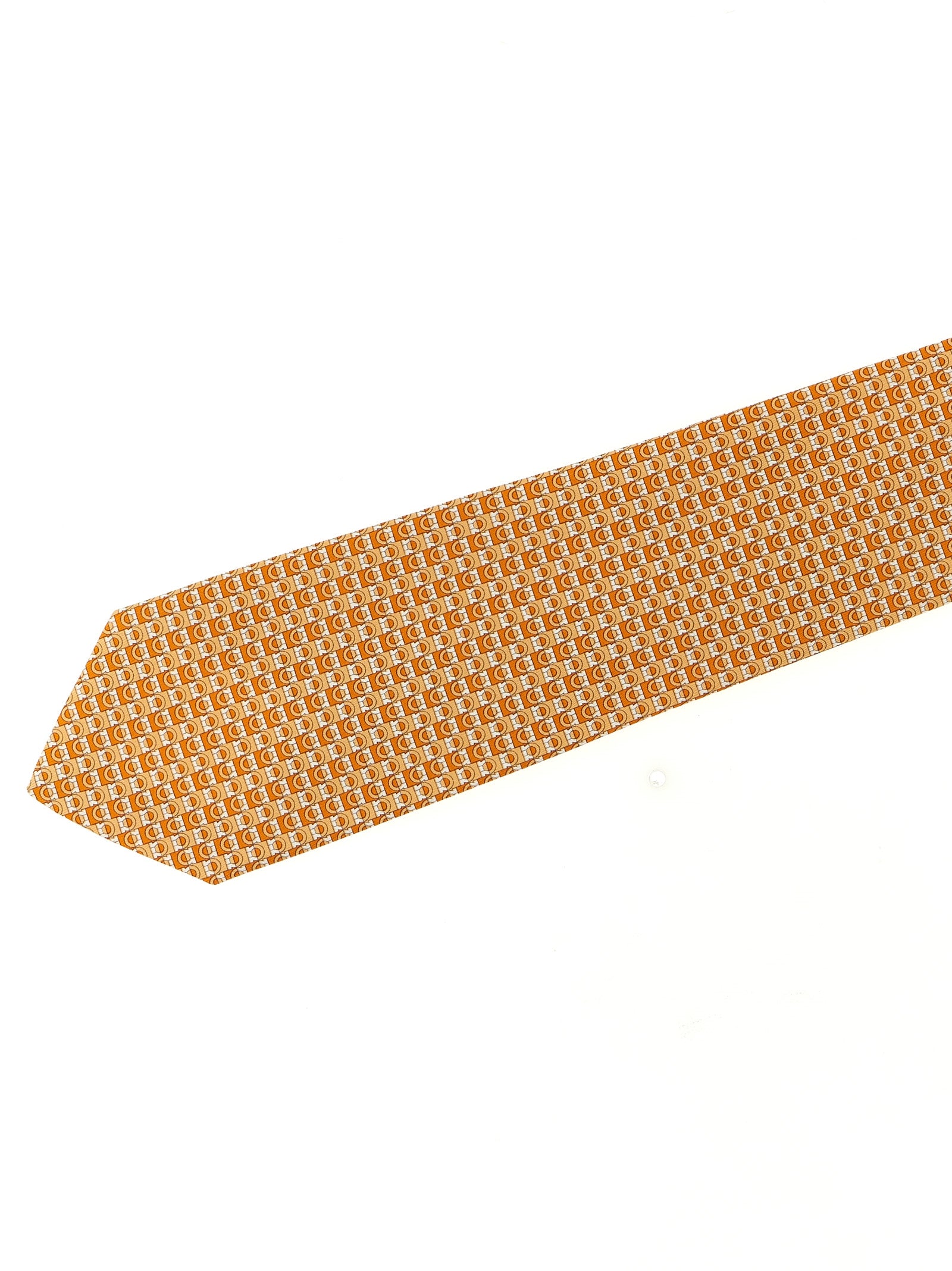 Ferragamo Men 'Gancini' Print Tie FERRAGAMO