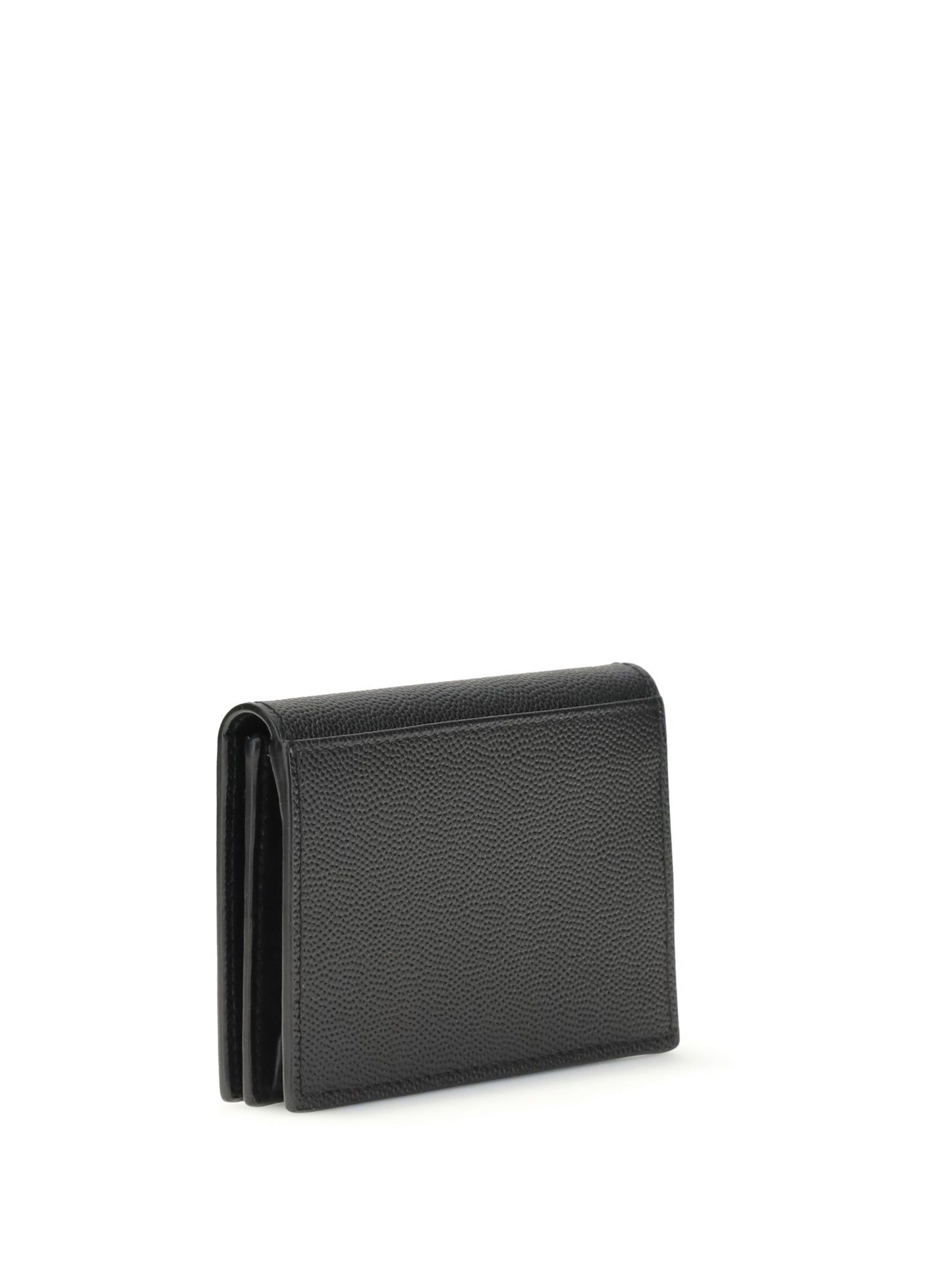 Saint Laurent Men Grain De Poudre Leather Business Card Holder SAINT LAURENT