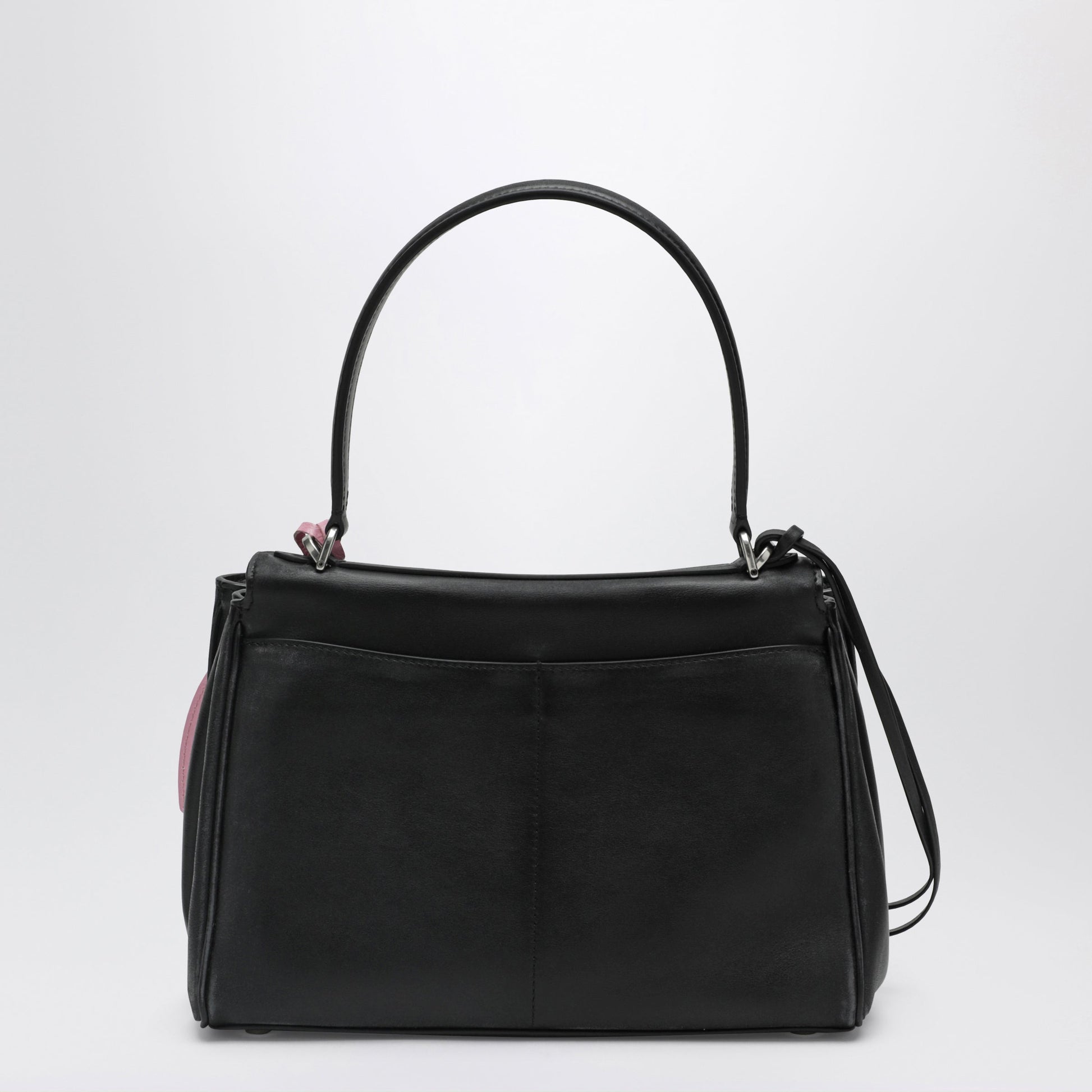 Balenciaga Small Black Rodeo Bag In Smooth Calf Leather With Charm Women BALENCIAGA
