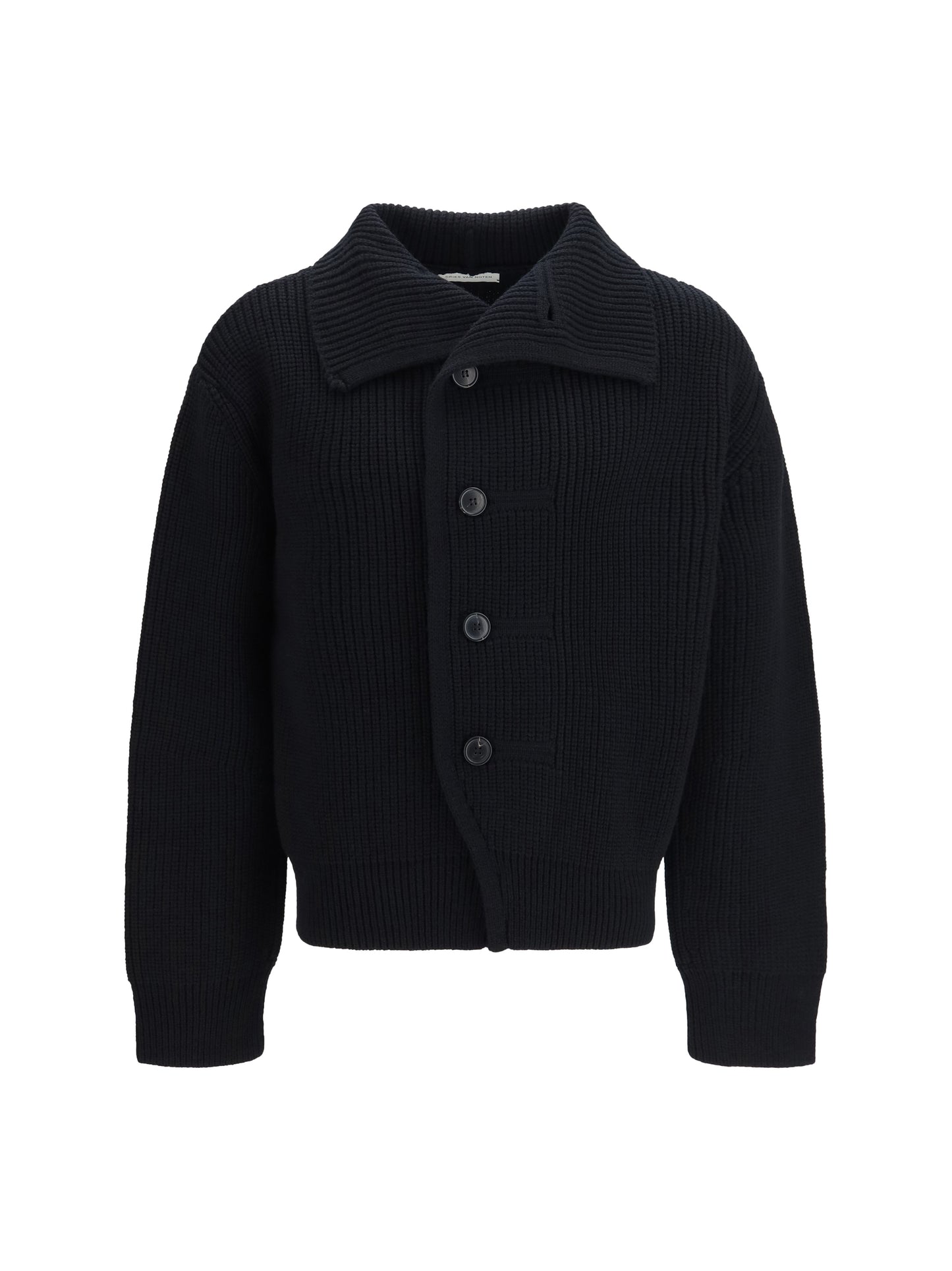 Dries Van Noten Men Buttoned High-Neck Cardigan DRIES VAN NOTEN