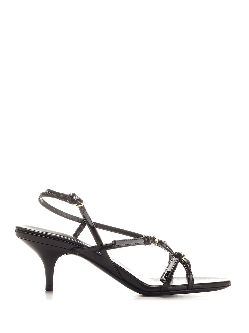 Miu Miu Women Black Patent Sandals MIU MIU