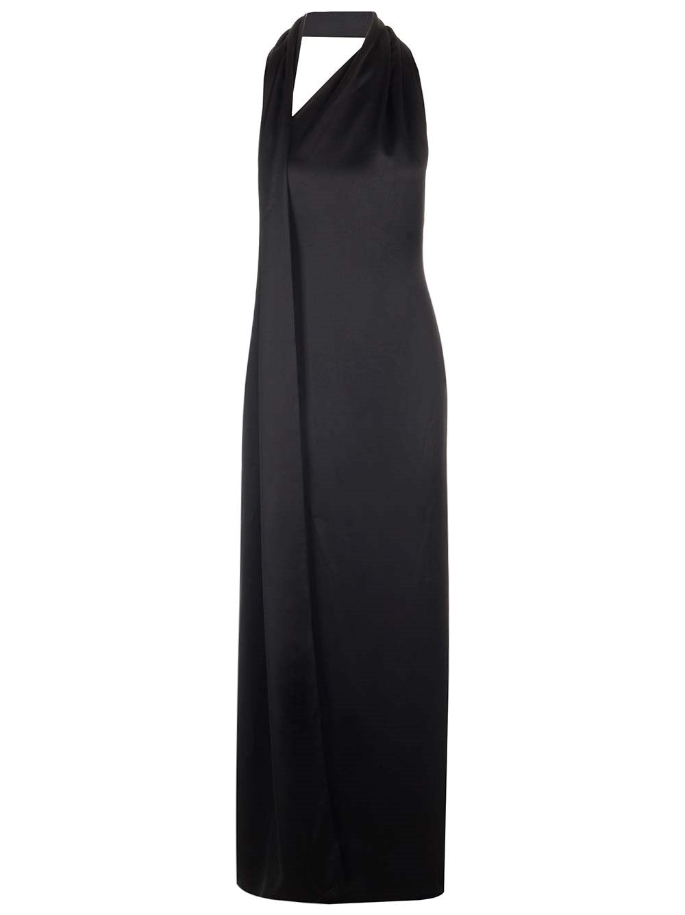 Loewe Women Scarf Dress In Technical Satin LOEWE