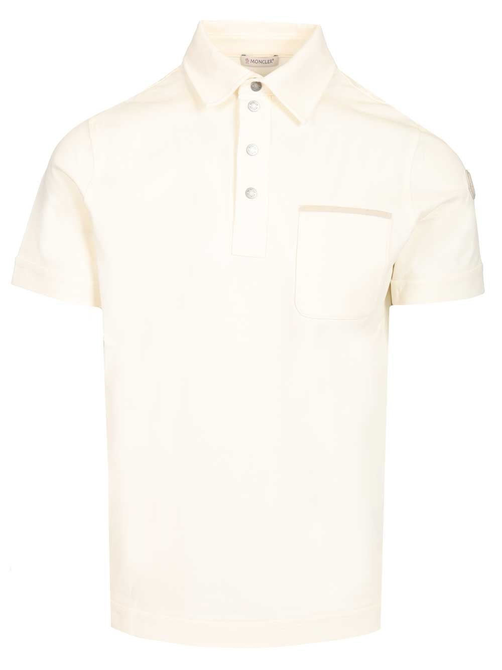 Moncler Men Cotton Pique Polo Shirt MONCLER