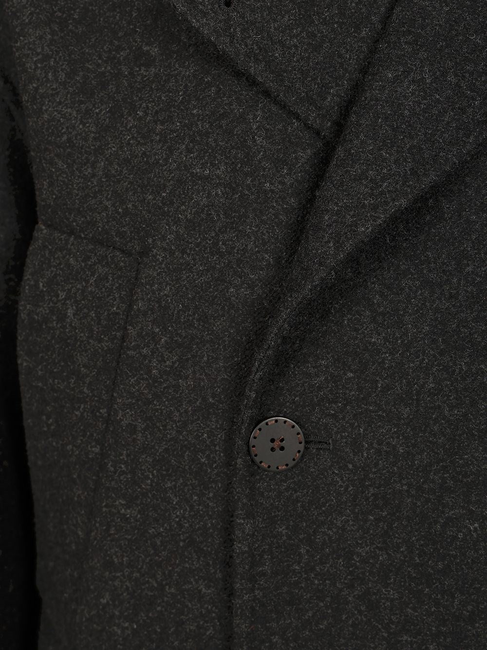 Fendi Men Wool Pea Coat FENDI