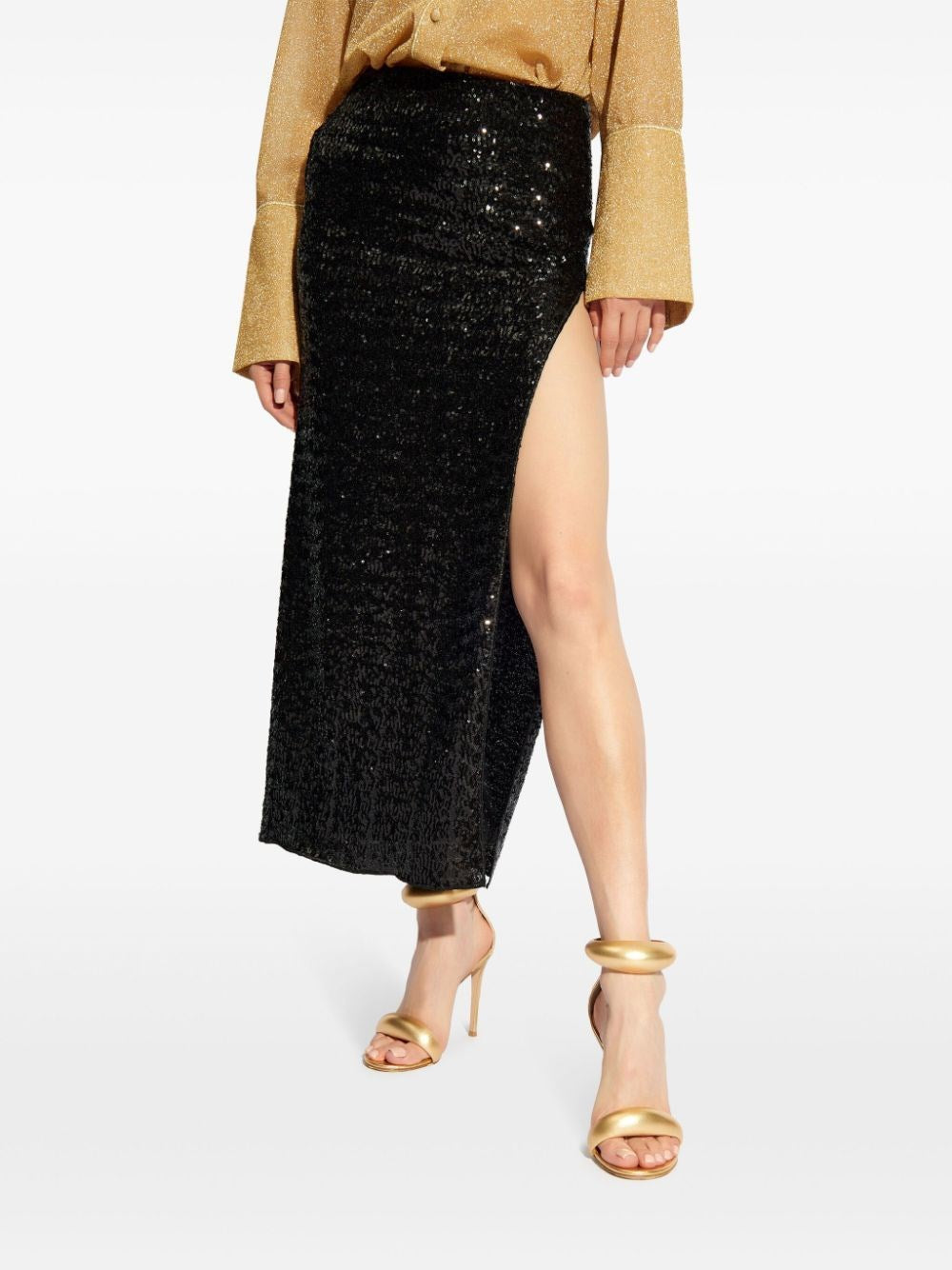 Oseree Women Sequins Skirt OSEREE