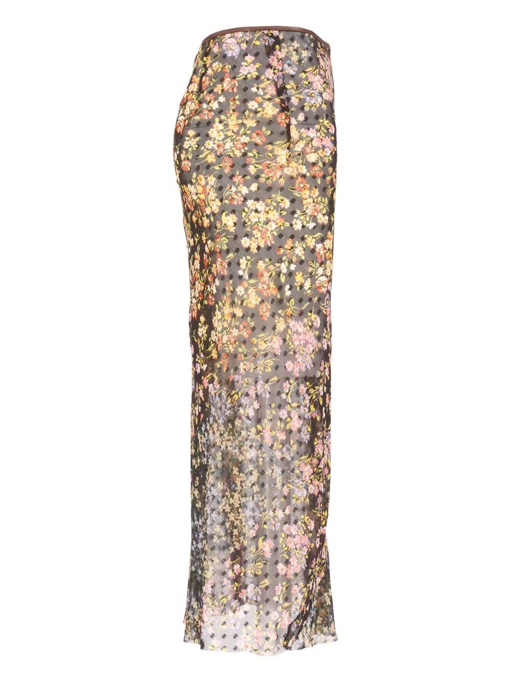 Dries Van Noten Women Bias-Cut Jacquard Midi Skirt DRIES VAN NOTEN