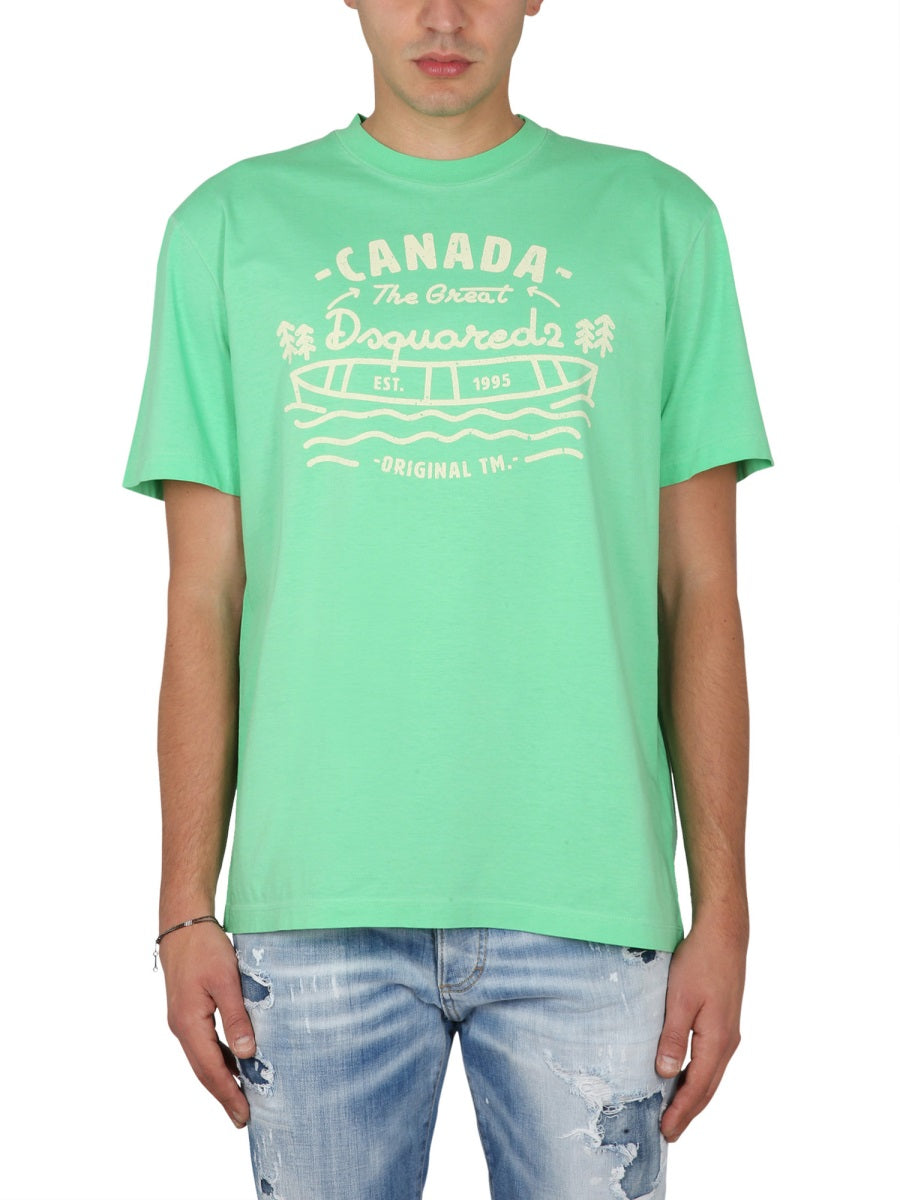 Dsquared Men Logo Print T-Shirt DSQUARED2