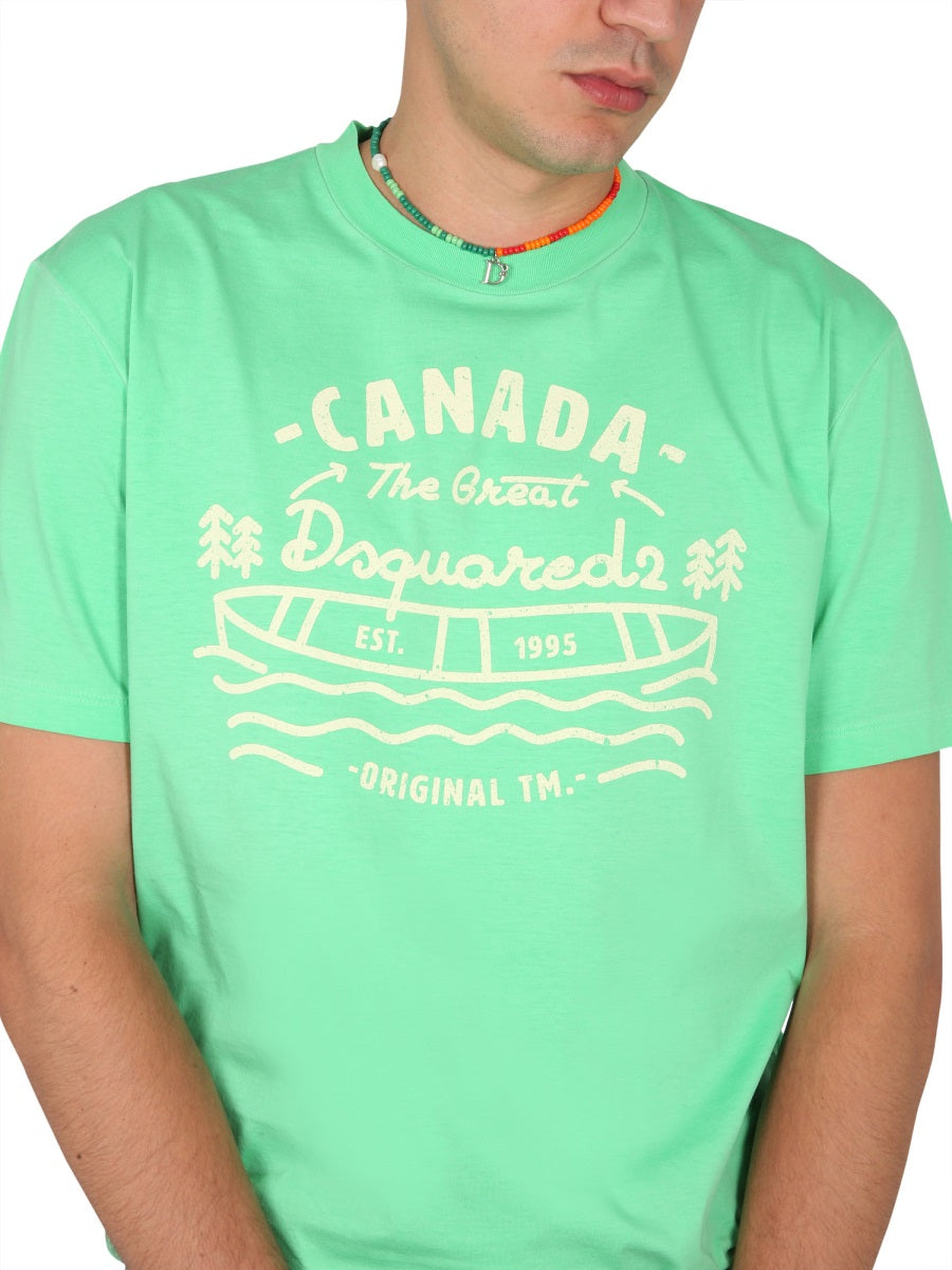Dsquared Men Logo Print T-Shirt DSQUARED2