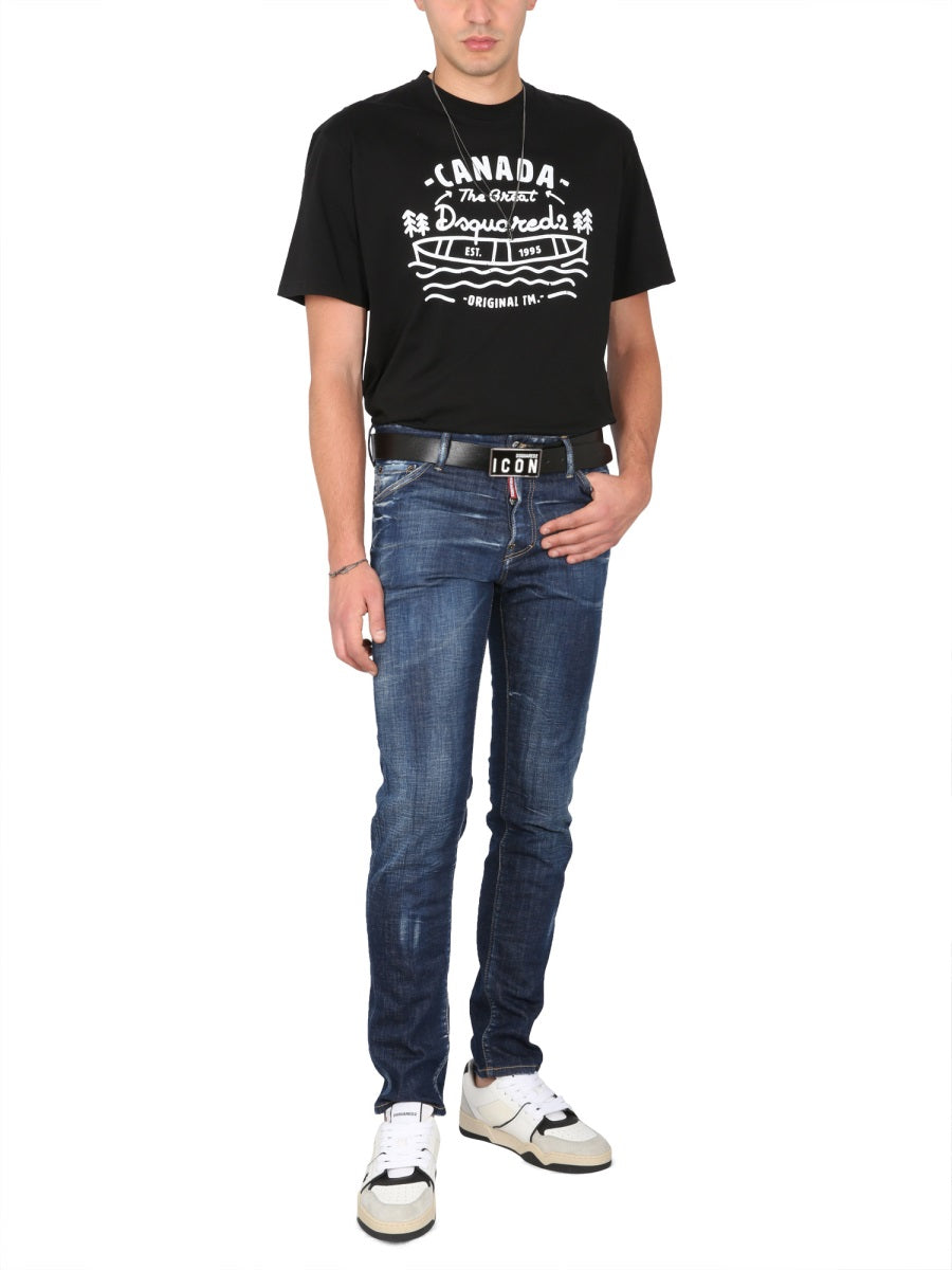 Dsquared Men Logo Print T-Shirt DSQUARED2