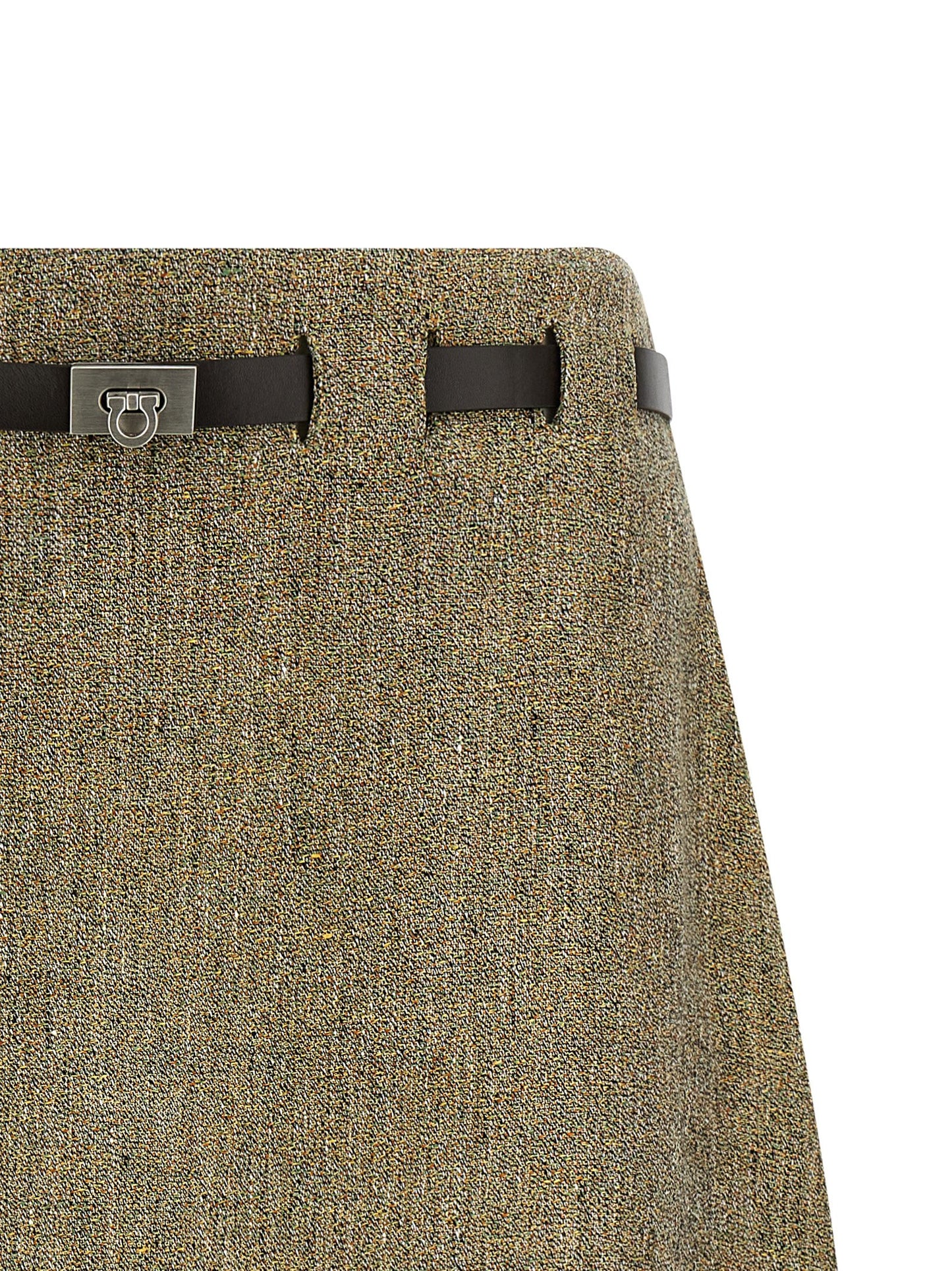 Ferragamo Women 'Gancini' Belt Skirt FERRAGAMO