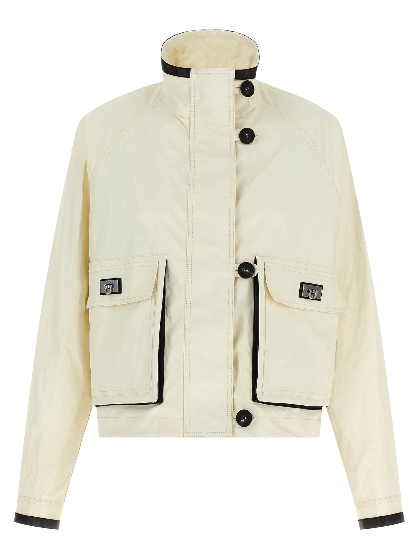 Ferragamo Women Tech Linen Jacket FERRAGAMO