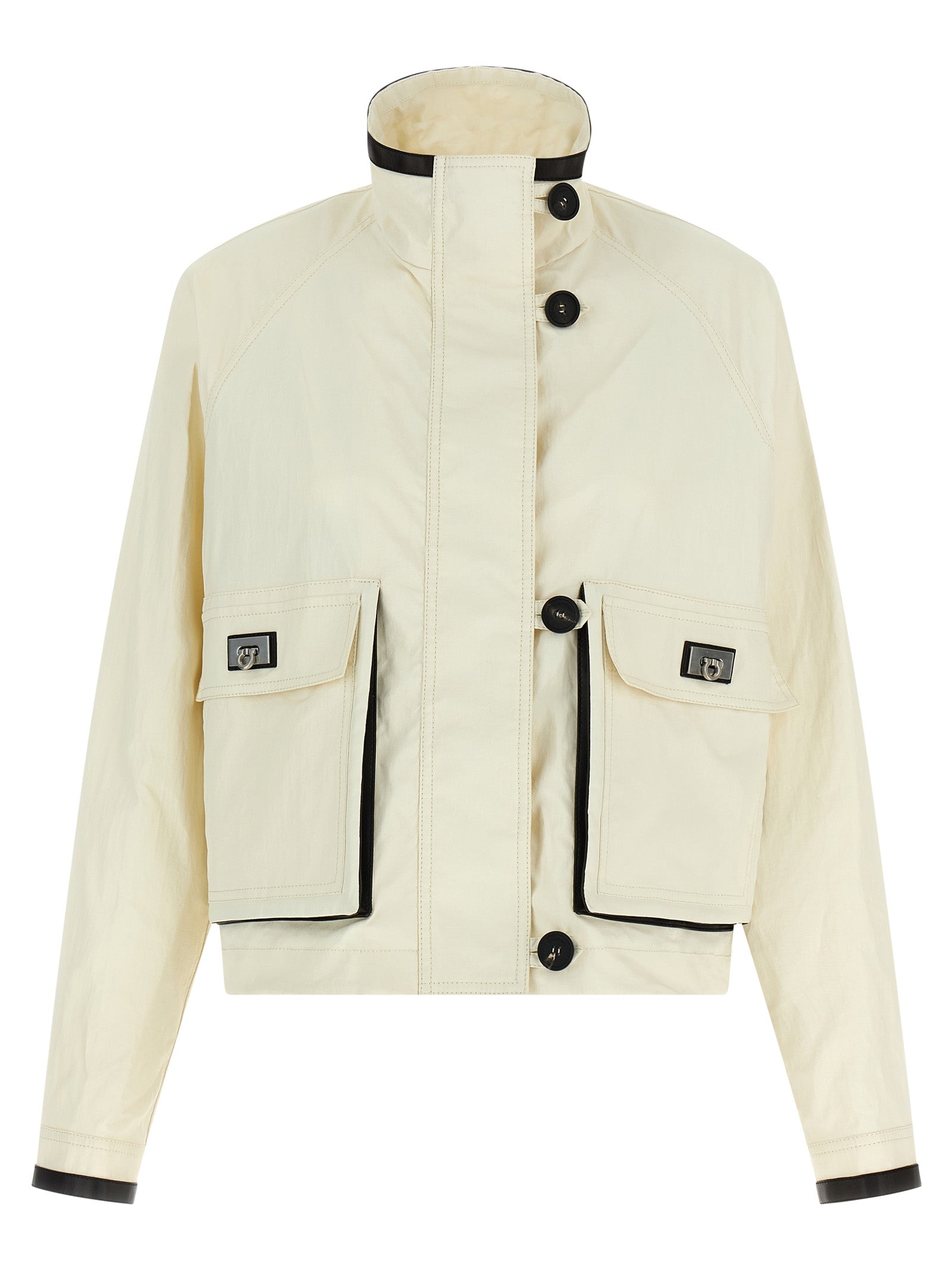 Ferragamo Women Tech Linen Jacket FERRAGAMO