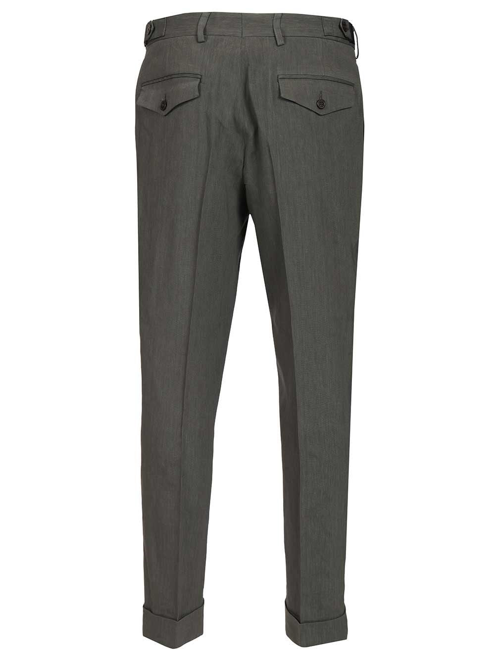 Dries Van Noten Men Tailored Linen Blend Trousers DRIES VAN NOTEN