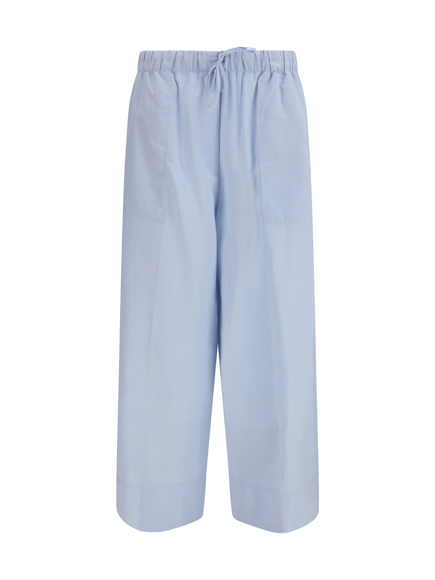 Toteme Women Cotton And Linen Blend Palazzo Pants TOTEME