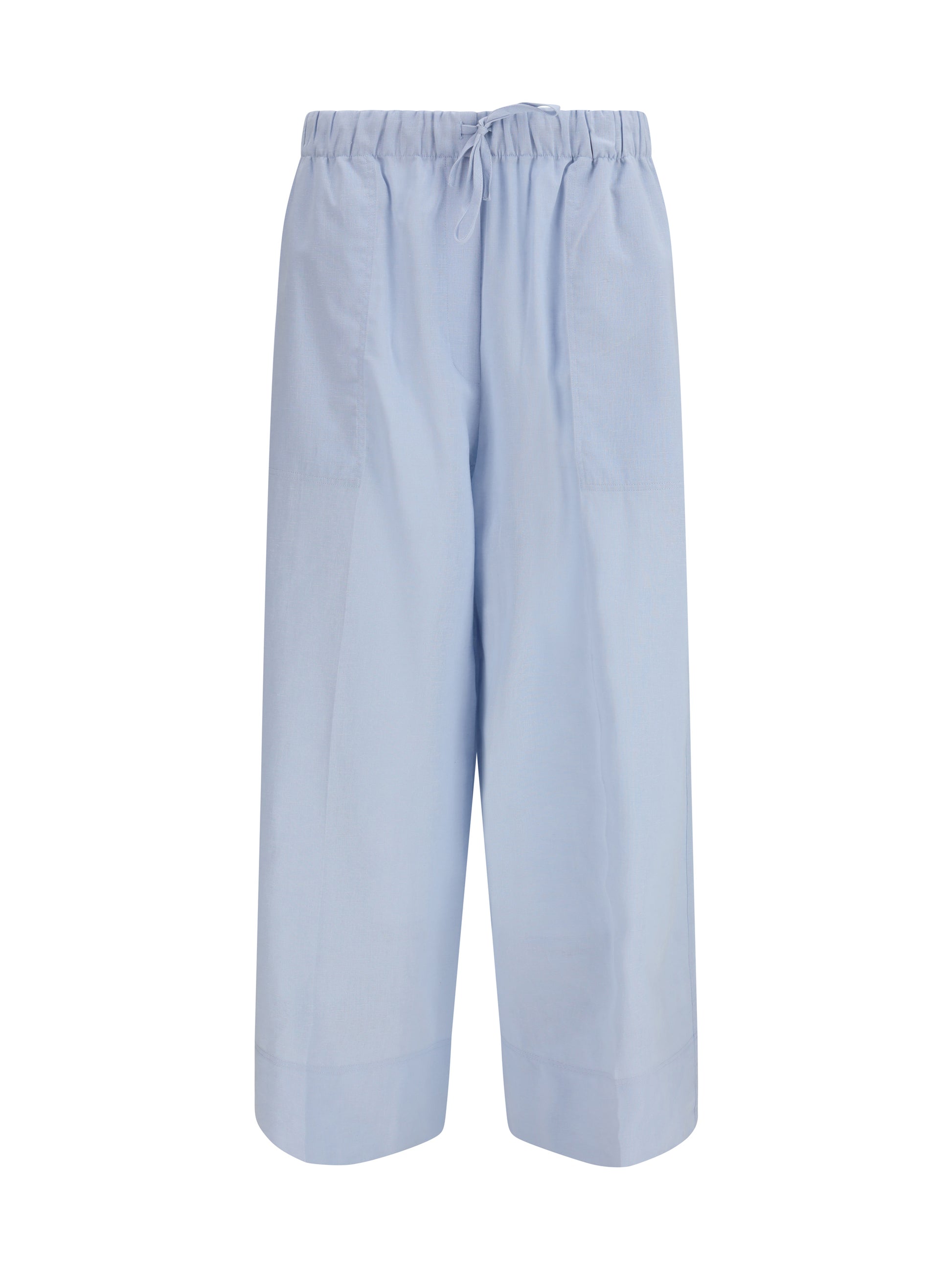 Toteme Women Cotton And Linen Blend Palazzo Pants TOTEME