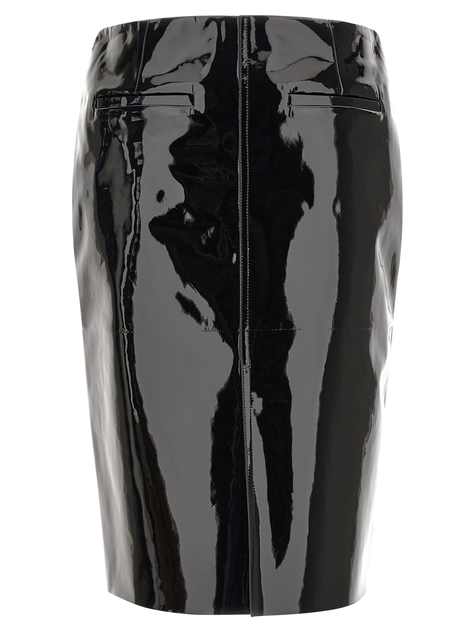 Ferragamo Women Patent Skirt FERRAGAMO