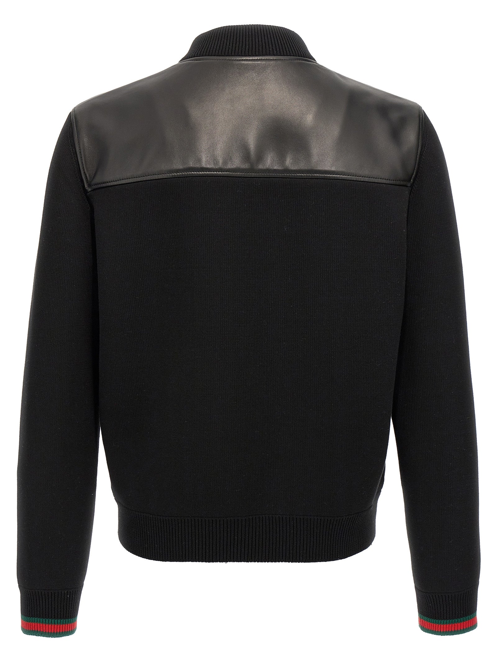 Gucci Men Bimaterial Bomber Jacket GUCCI