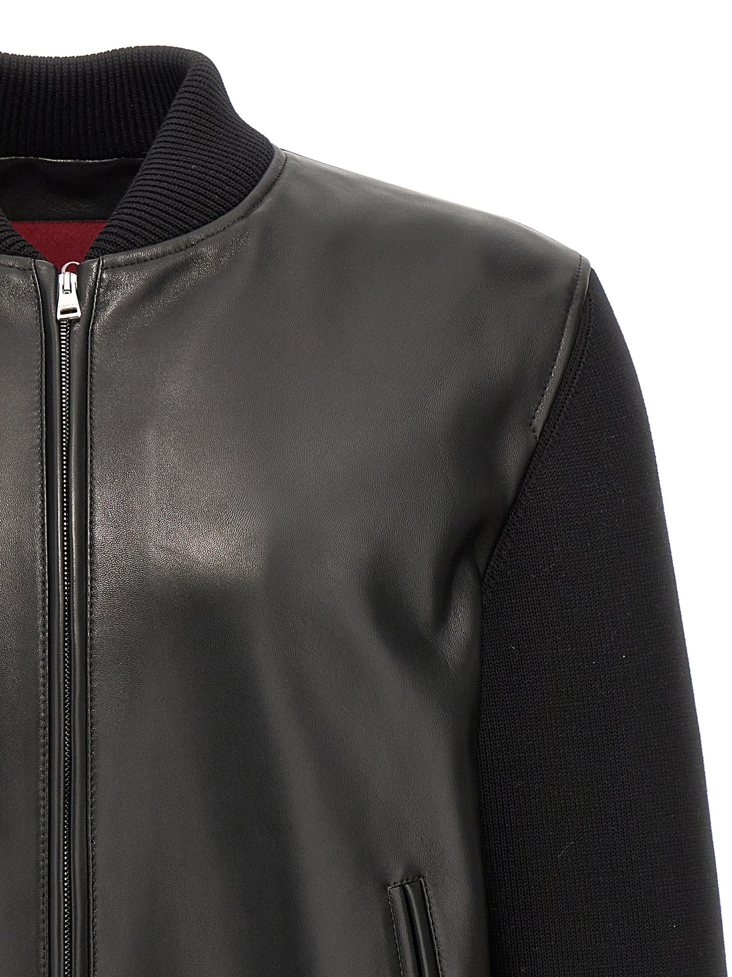Gucci Men Bimaterial Bomber Jacket GUCCI