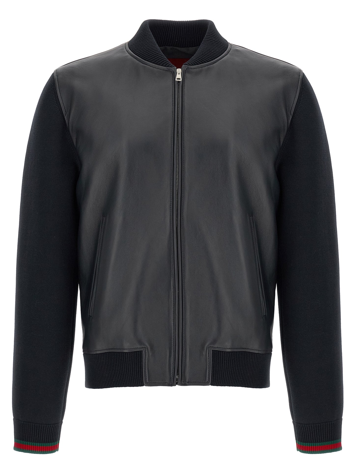 Gucci Men Bomber Jacket With Tassel And Sweater GUCCI