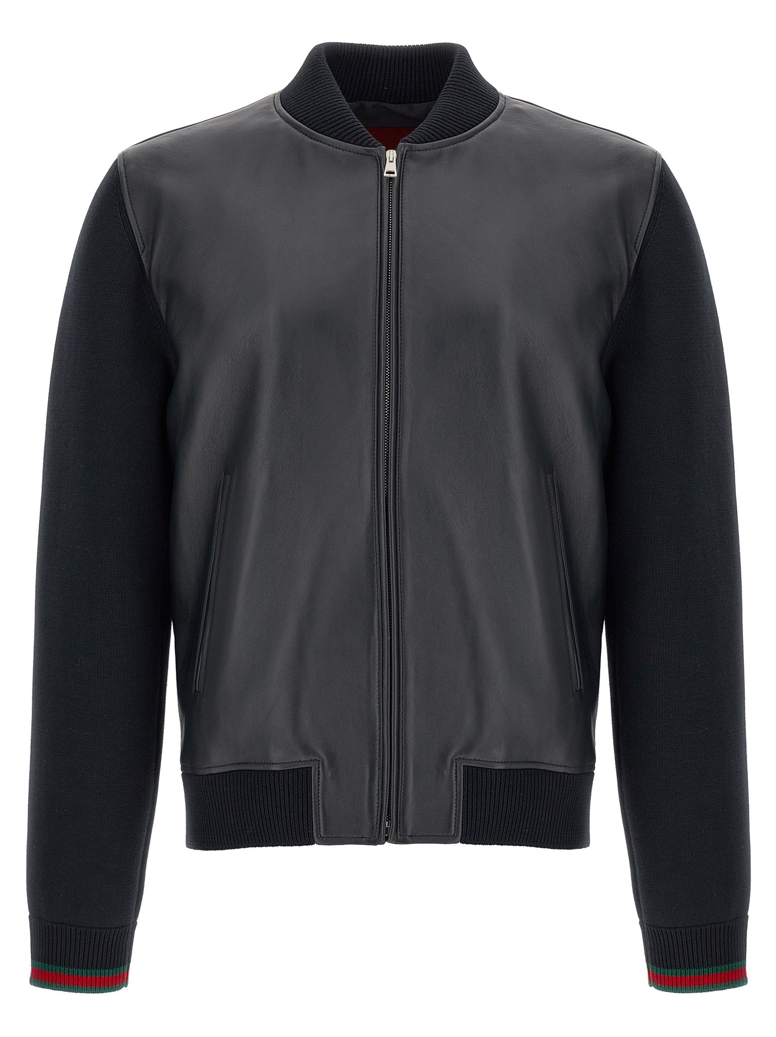 Gucci Men Bomber Jacket With Tassel And Sweater GUCCI