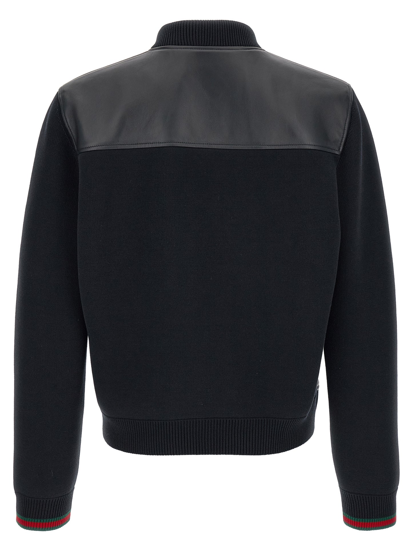Gucci Men Bomber Jacket With Tassel And Sweater GUCCI