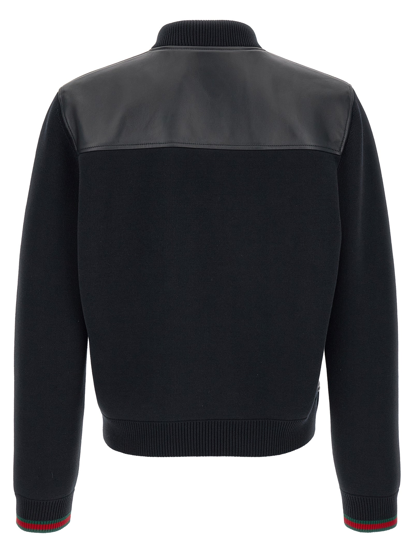 Gucci Men Bomber Jacket With Tassel And Sweater GUCCI