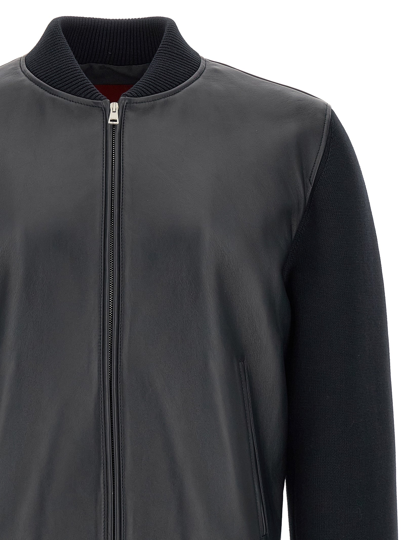 Gucci Men Bomber Jacket With Tassel And Sweater GUCCI