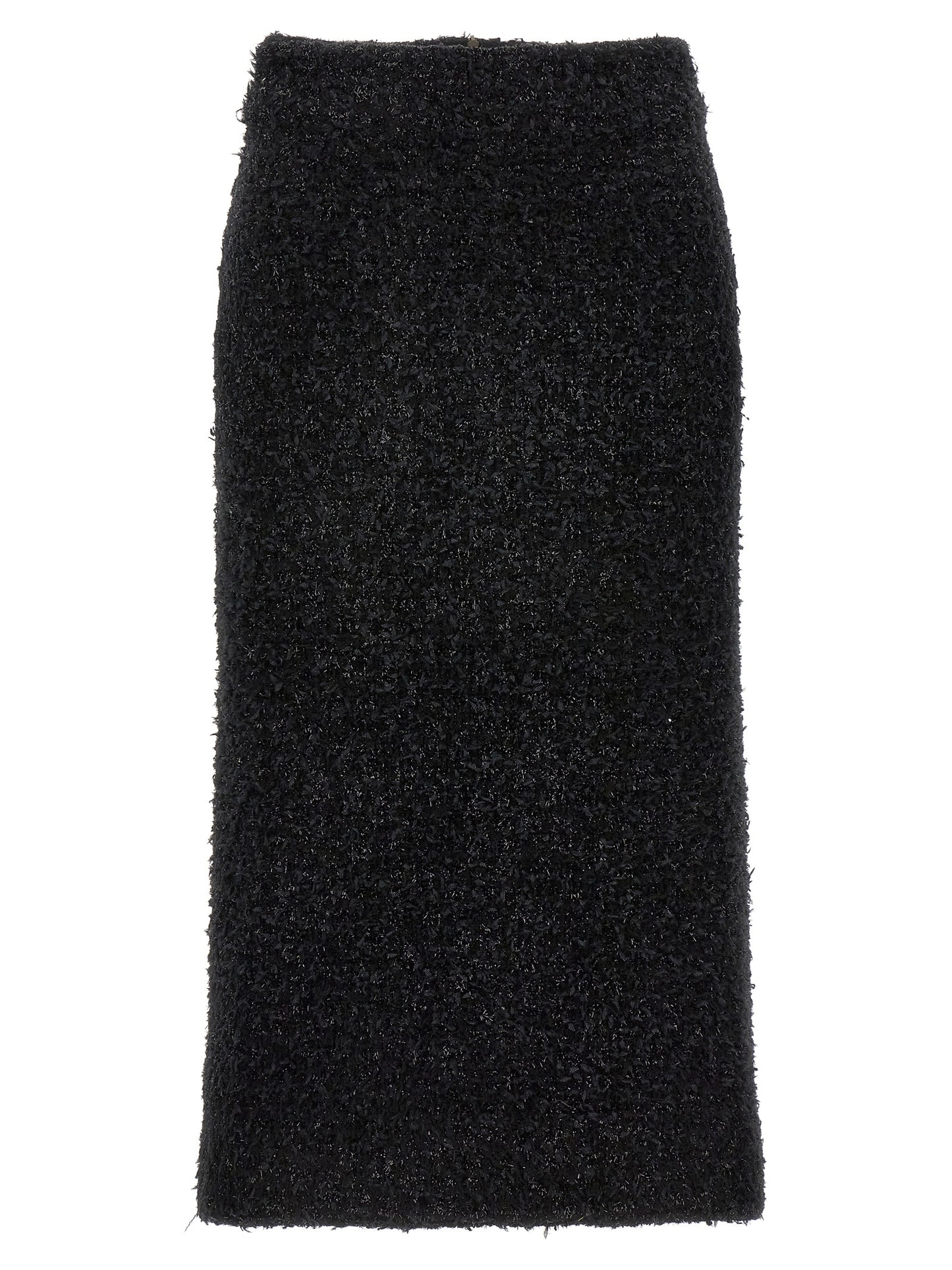 Balenciaga Women Tweed Midi Skirt BALENCIAGA