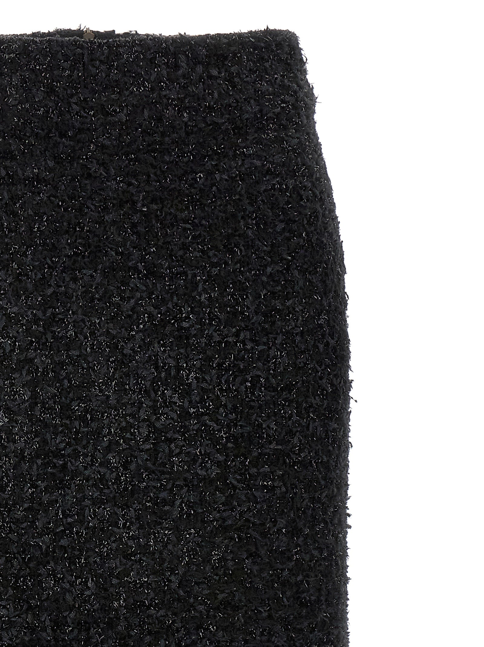 Balenciaga Women Tweed Midi Skirt BALENCIAGA