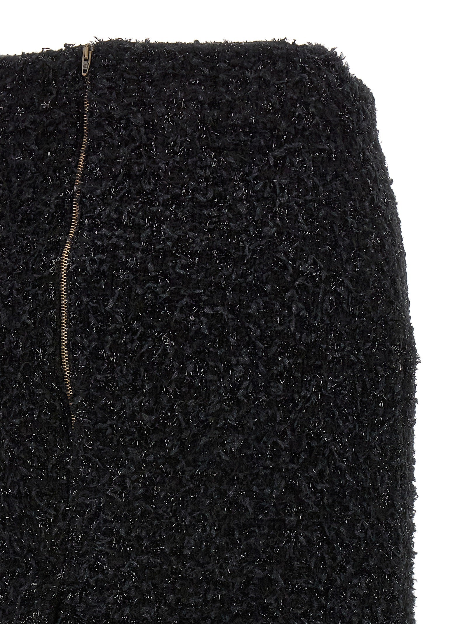 Balenciaga Women Tweed Midi Skirt BALENCIAGA