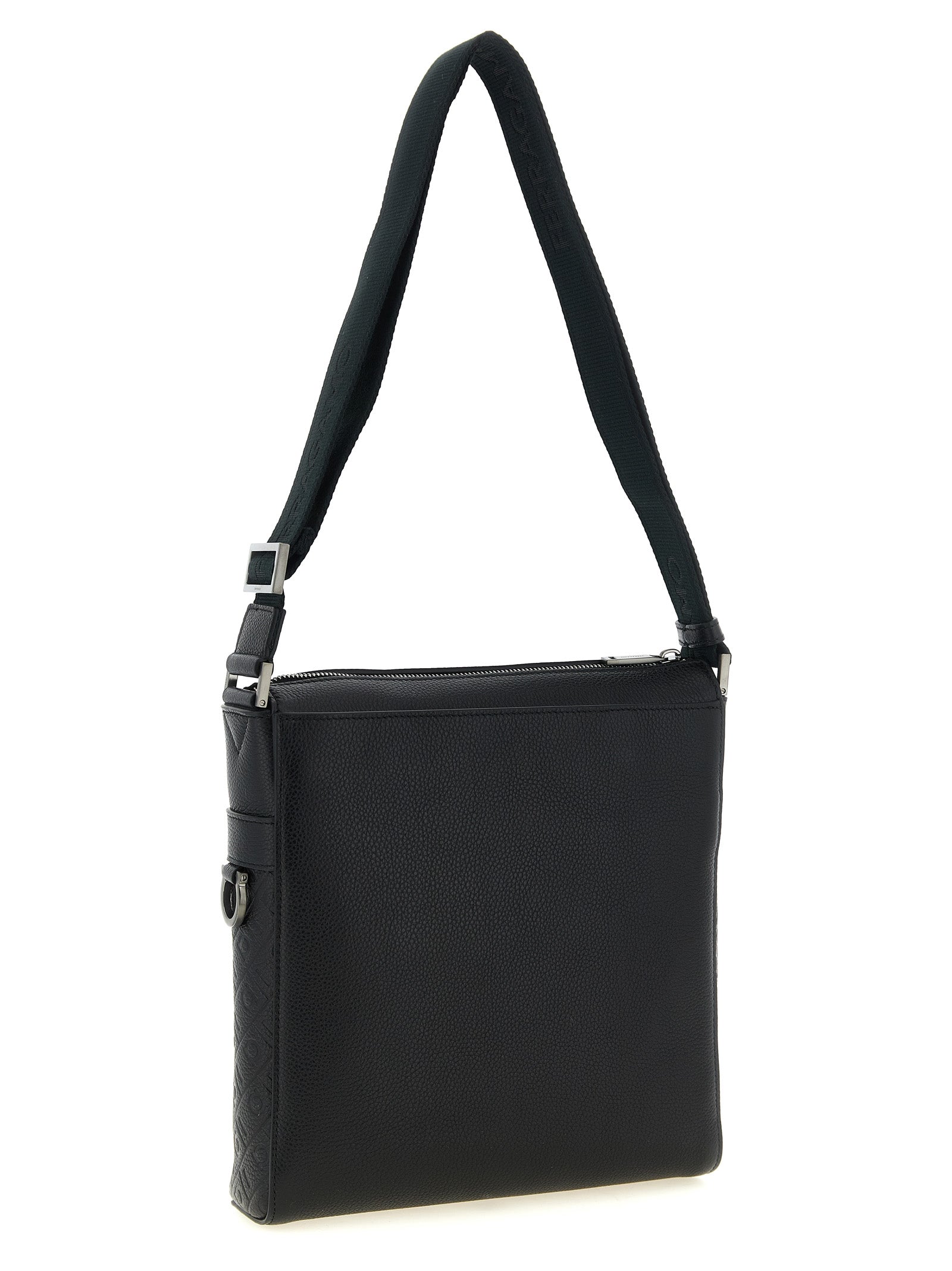 Ferragamo Men 'Ferragamo Monogram' Messenger Crossbody Bag FERRAGAMO