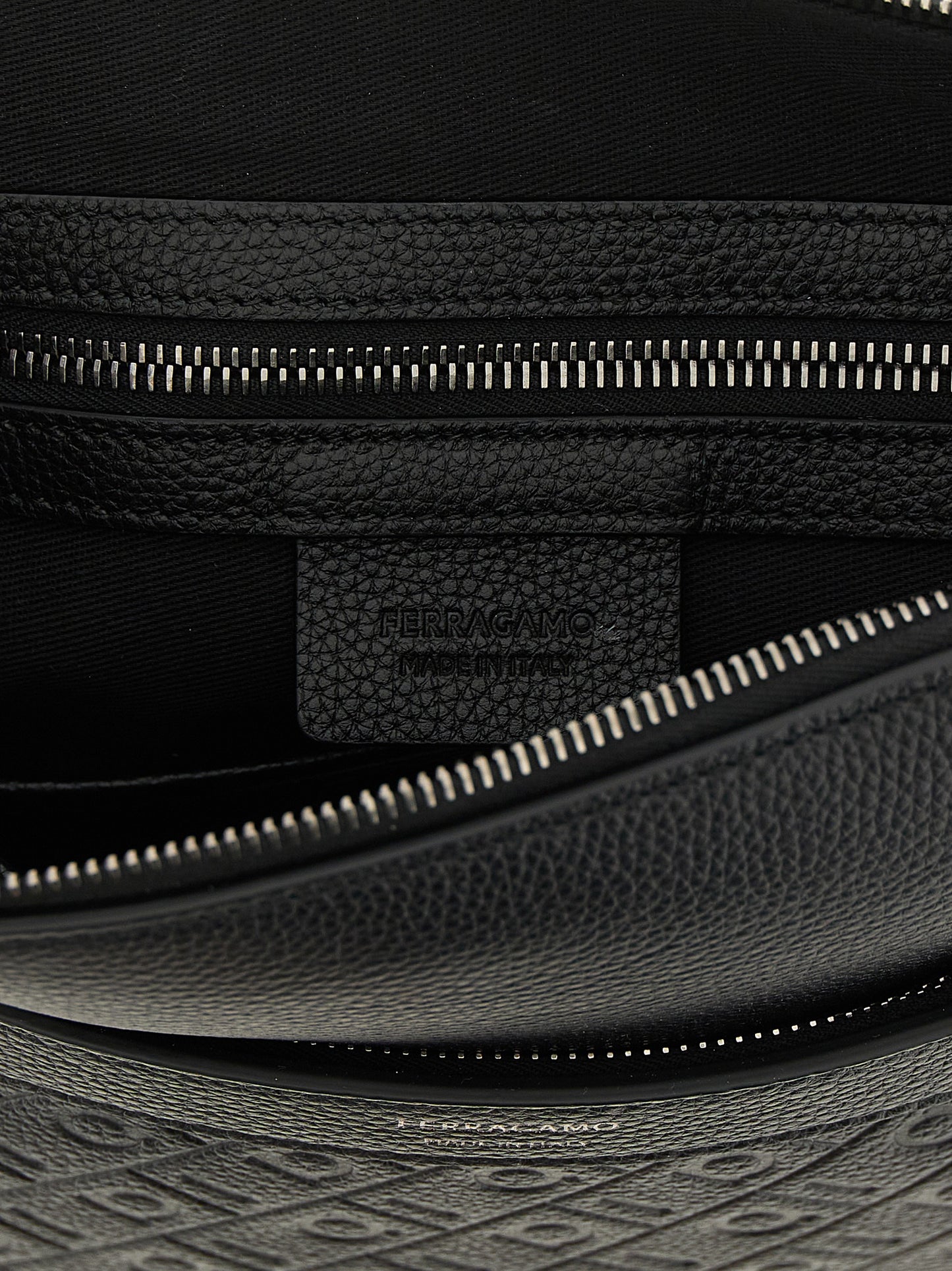 Ferragamo Men 'Ferragamo Monogram' Messenger Crossbody Bag FERRAGAMO