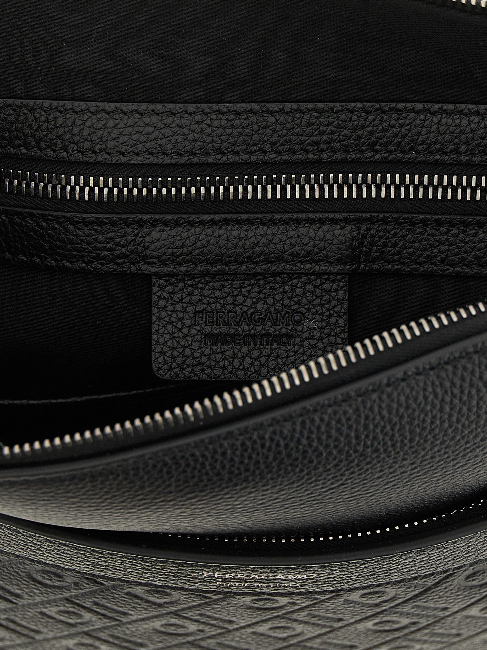 Ferragamo Men 'Ferragamo Monogram' Messenger Crossbody Bag FERRAGAMO