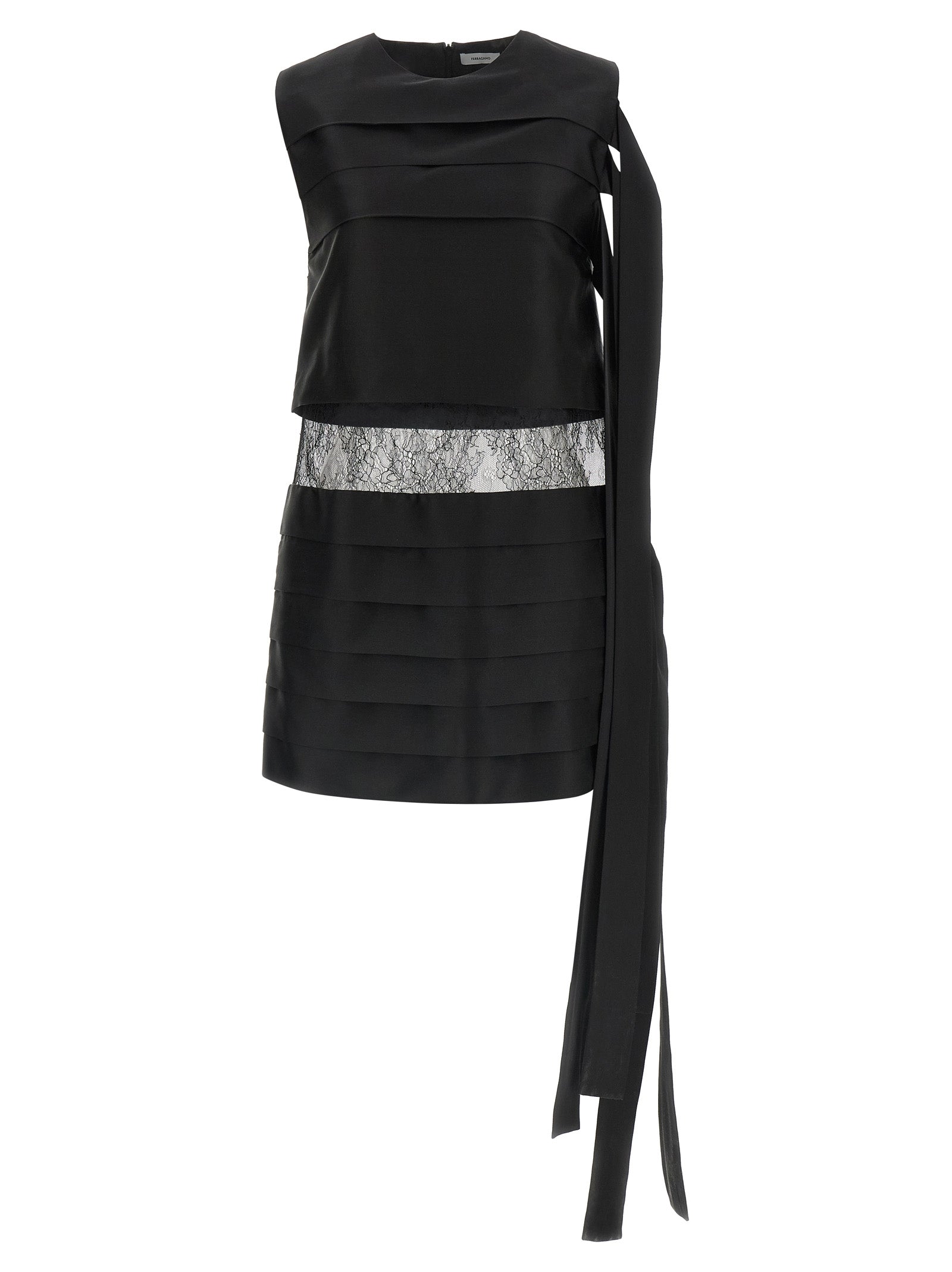 Ferragamo Women Lace Insert Dress FERRAGAMO
