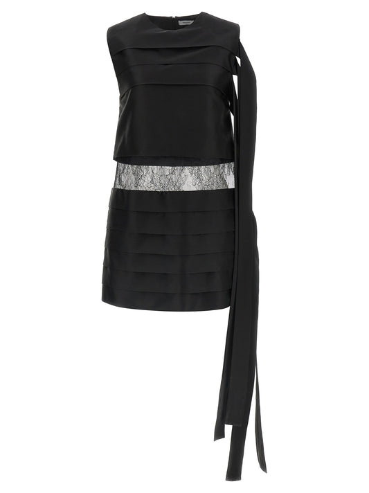 Ferragamo Women Lace Insert Dress