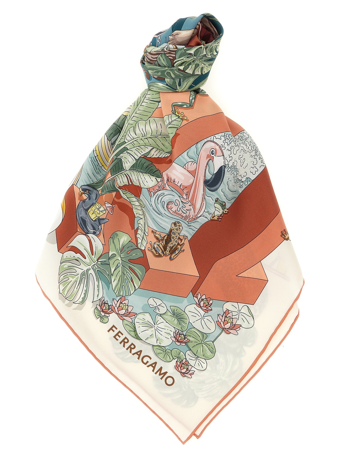 Ferragamo Women 'Jungle Party' Scarf FERRAGAMO